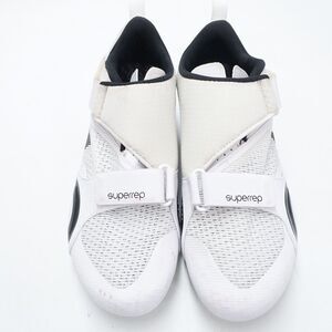 Nike SuperRep Cycle CW2191-100 Mens 10 Indoor Cycling Shoes White Black Athletic